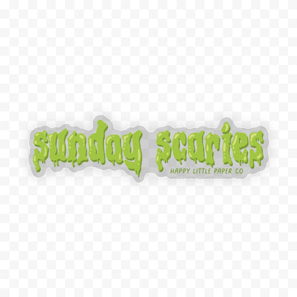 Vinyl Sticker-Sunday Scaries (Funny, Millenial, Humor)