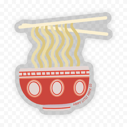 Vinyl Sticker-Noodle  (Food, Asian)
