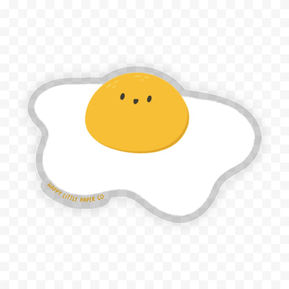 Vinyl Sticker-Egg  (Food, Smiley)