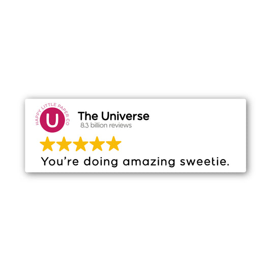 Doing Amazing Sweetie Sticker