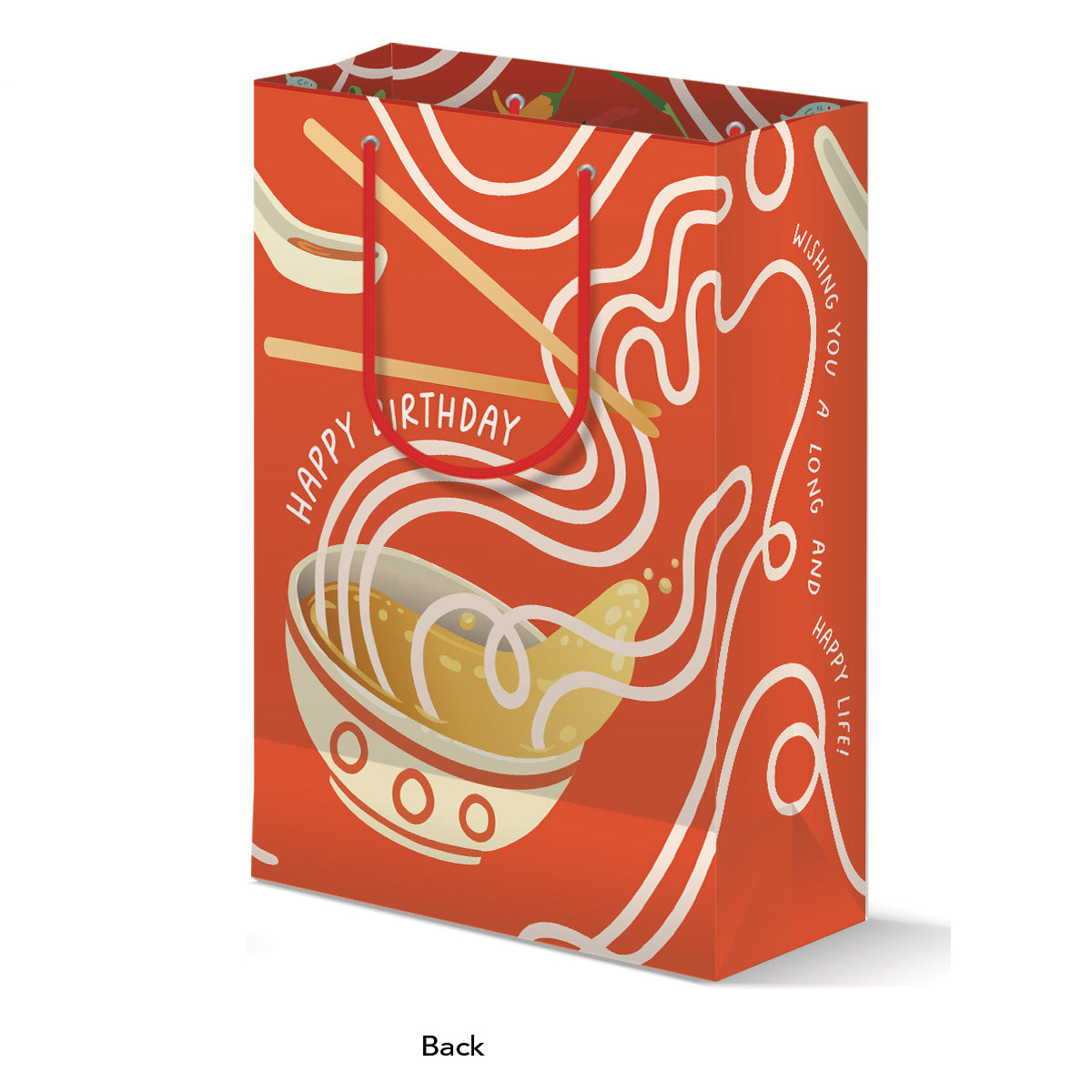 Happy Birthday Noodles Food Gift Bag