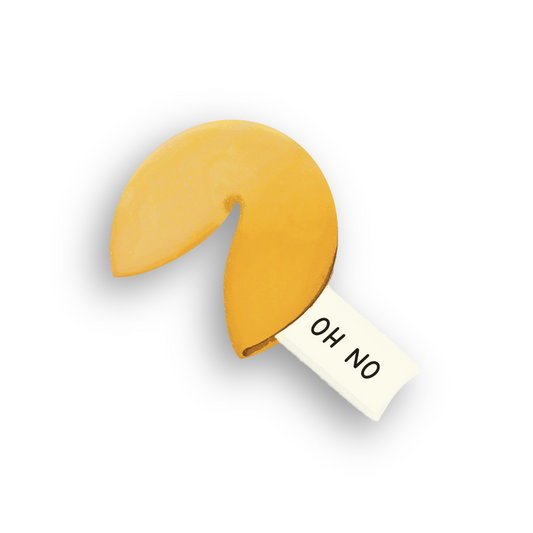 Oh No Fortune Cookie Sticker