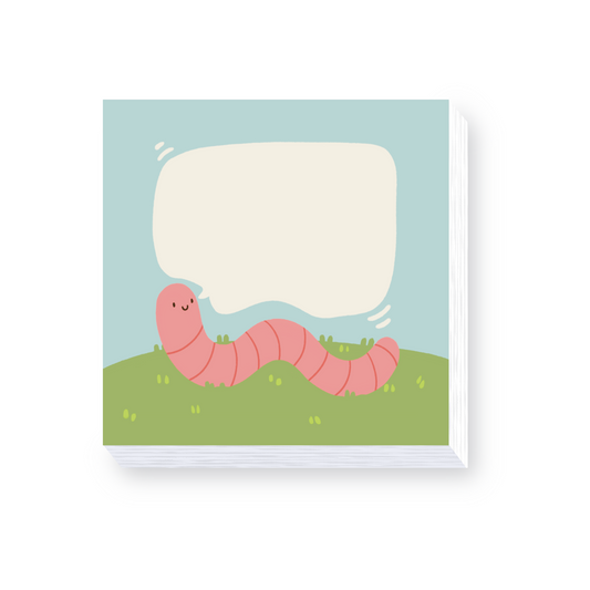 Worm Post It Note