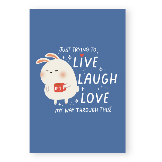 Live Laugh Love Postcard