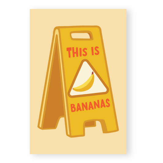 This is Bananas Postcard