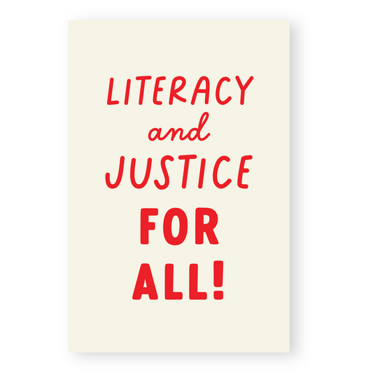 Literacy & Justice For All Postcard