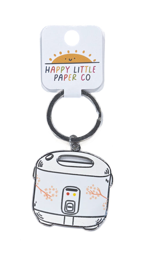 Rice Cooker Enamel Keychain