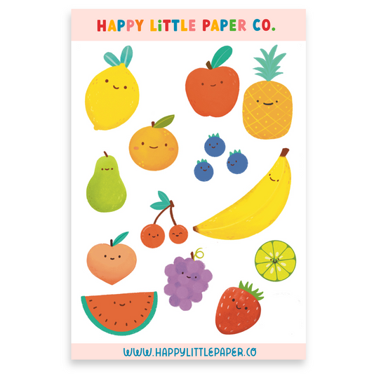 Sticker Sheet-Fruit
