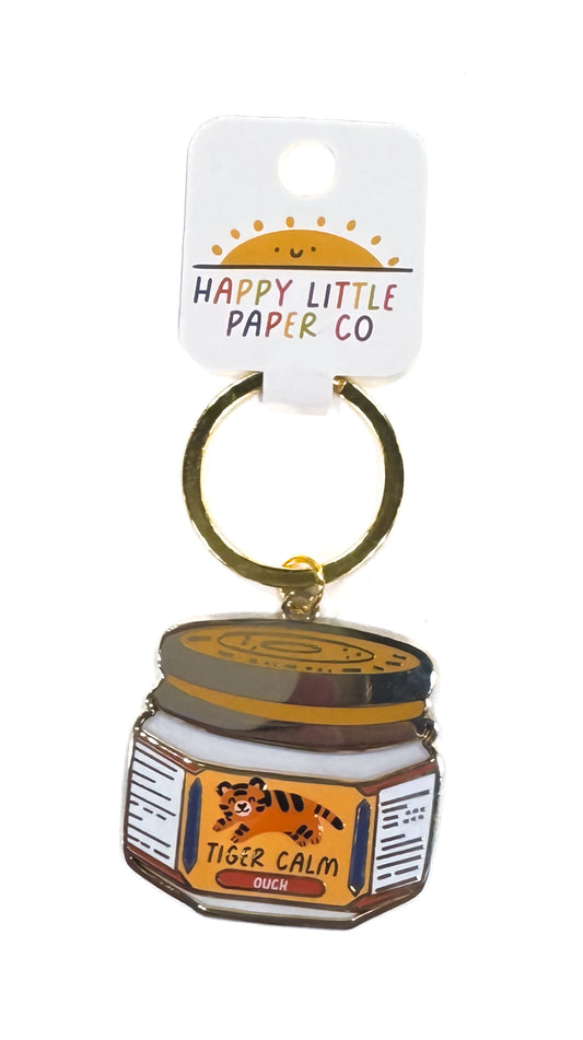 Tiger Balm Enamel Keychain