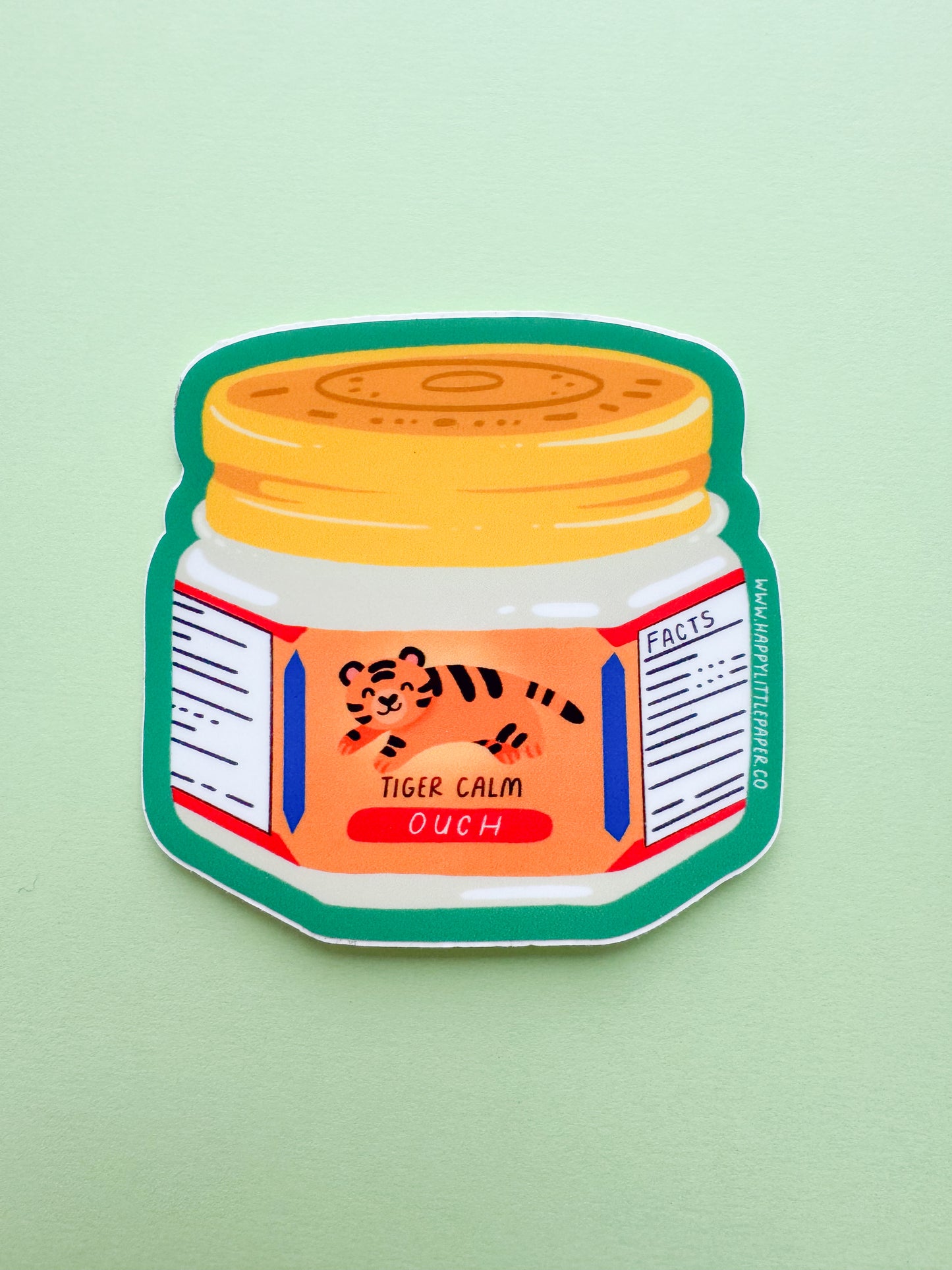 Vinyl Sticker-Tiger Balm (Asian)