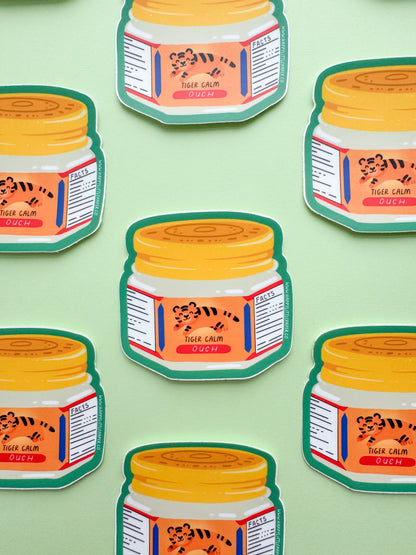 Vinyl Sticker-Tiger Balm (Asian)