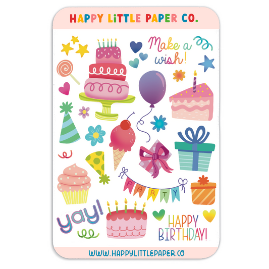 Birthday Sticker Sheet