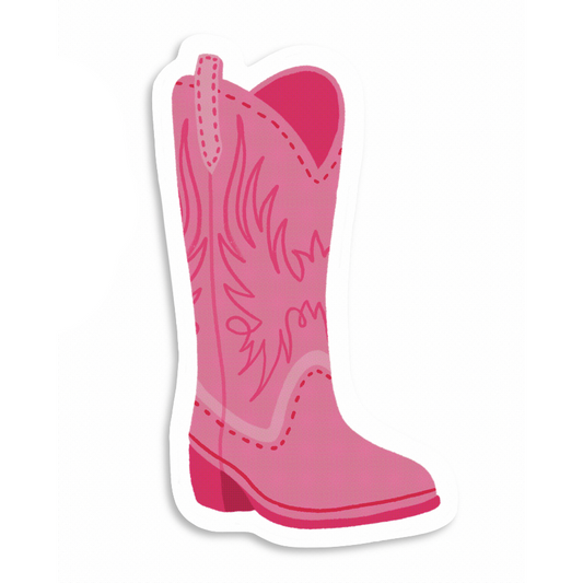 Cowgirl Boot Sticker