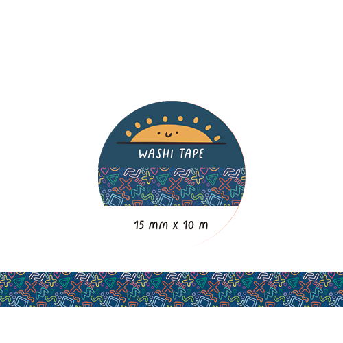 90s Geometric Washi Tape