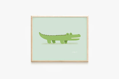 Alligator Art Print