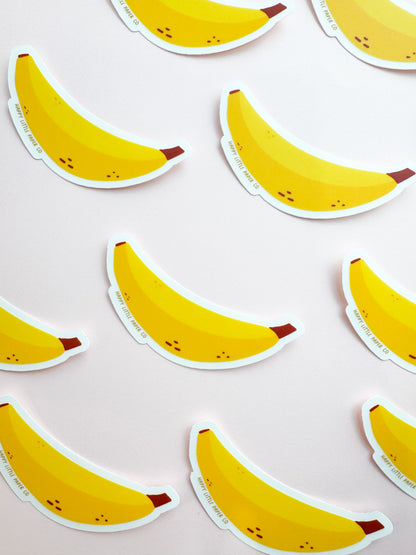 Vinyl Sticker-Banana  (Food)
