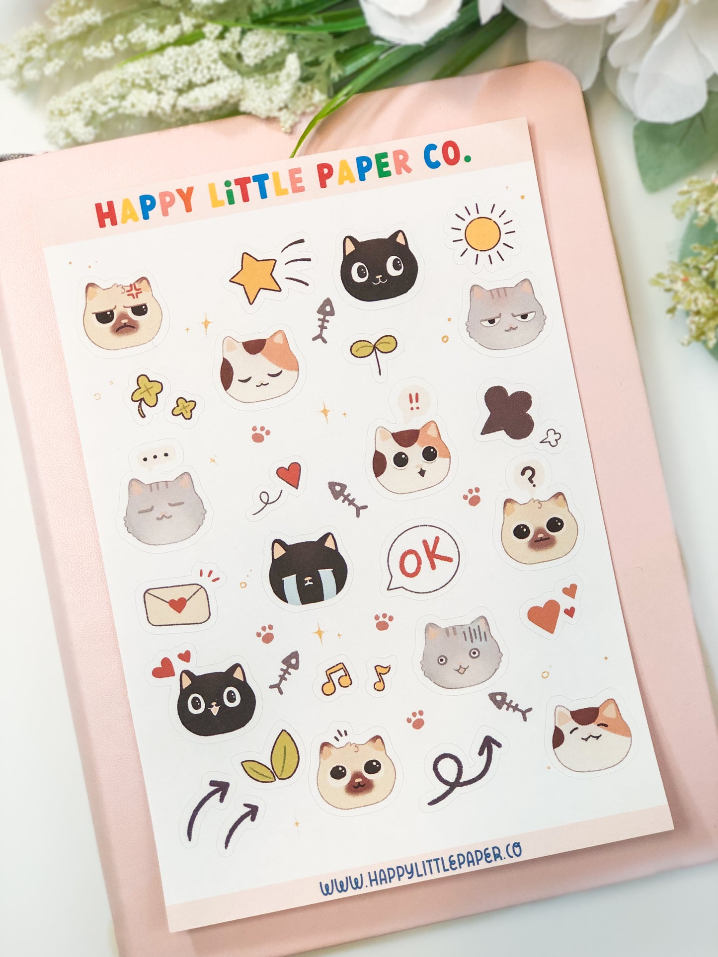Sticker Sheet-Cats