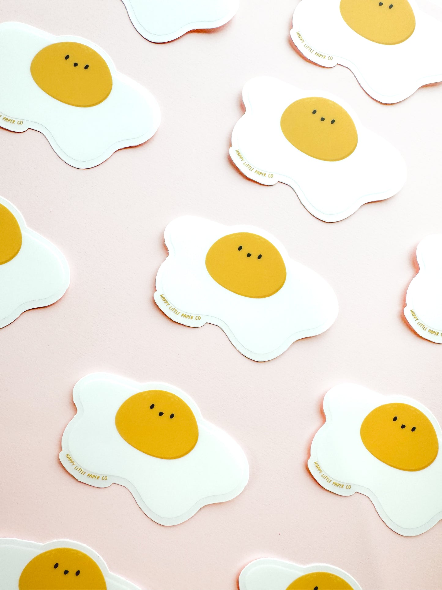 Vinyl Sticker-Egg  (Food, Smiley)