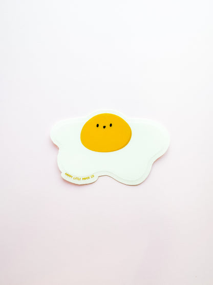 Vinyl Sticker-Egg  (Food, Smiley)