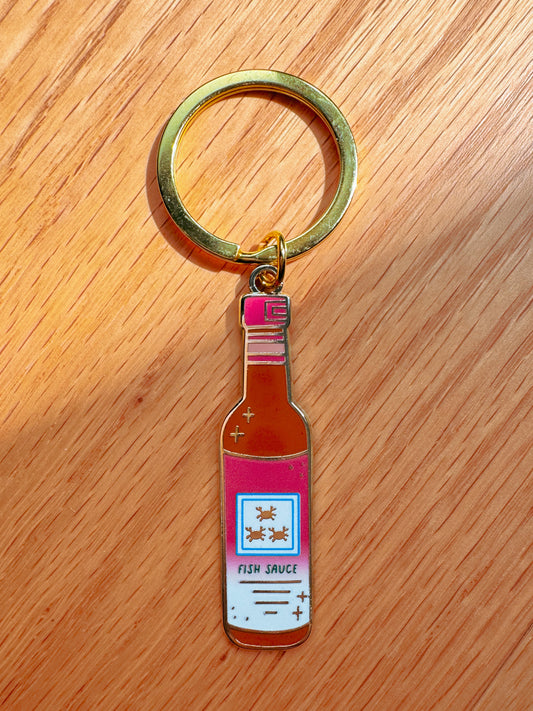 Fish Sauce Enamel Keychain