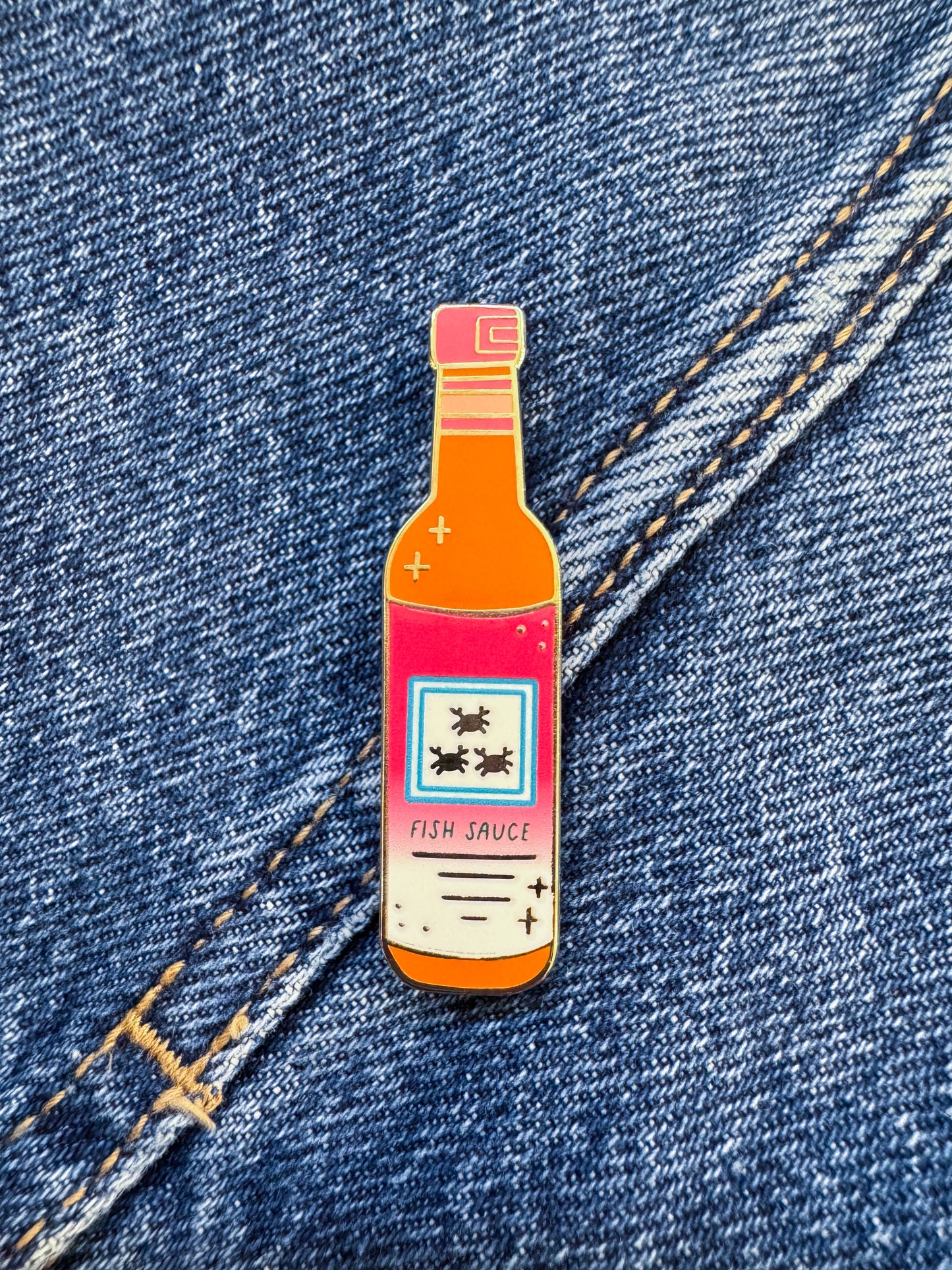 Fish Sauce Enamel Pin