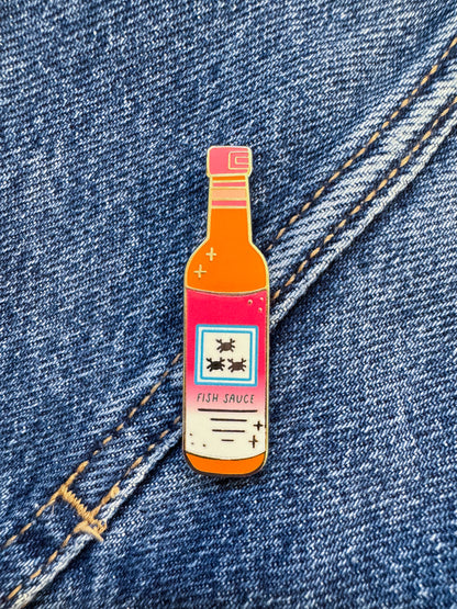 Fish Sauce Enamel Pin