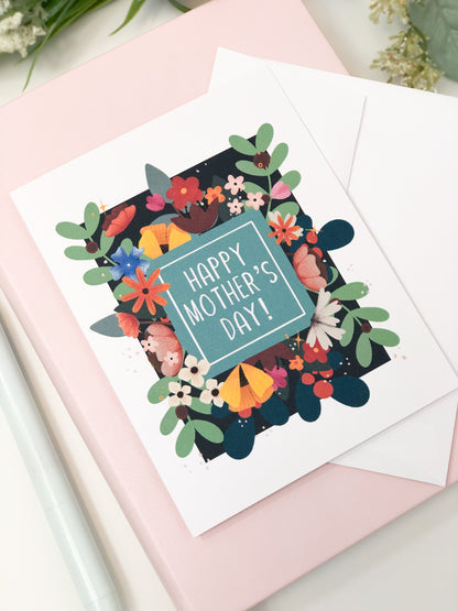 Floral Mother's Day Greeting Card