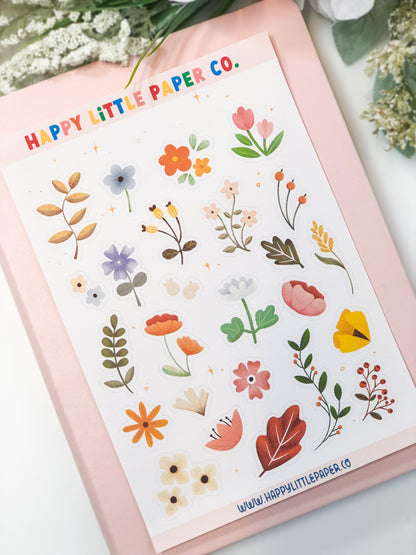 Sticker Sheet-Floral