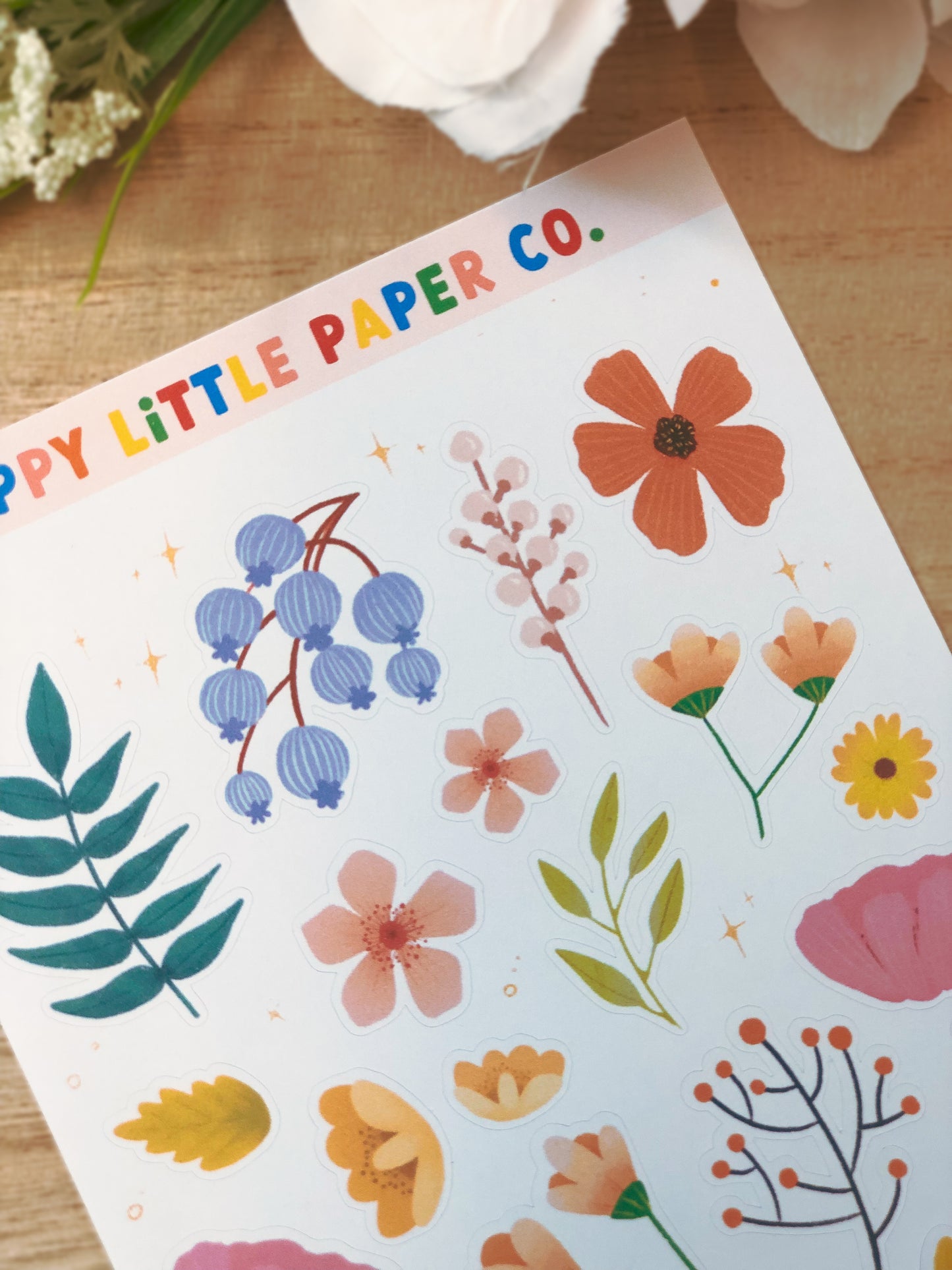 Sticker Sheet-Floral V.2