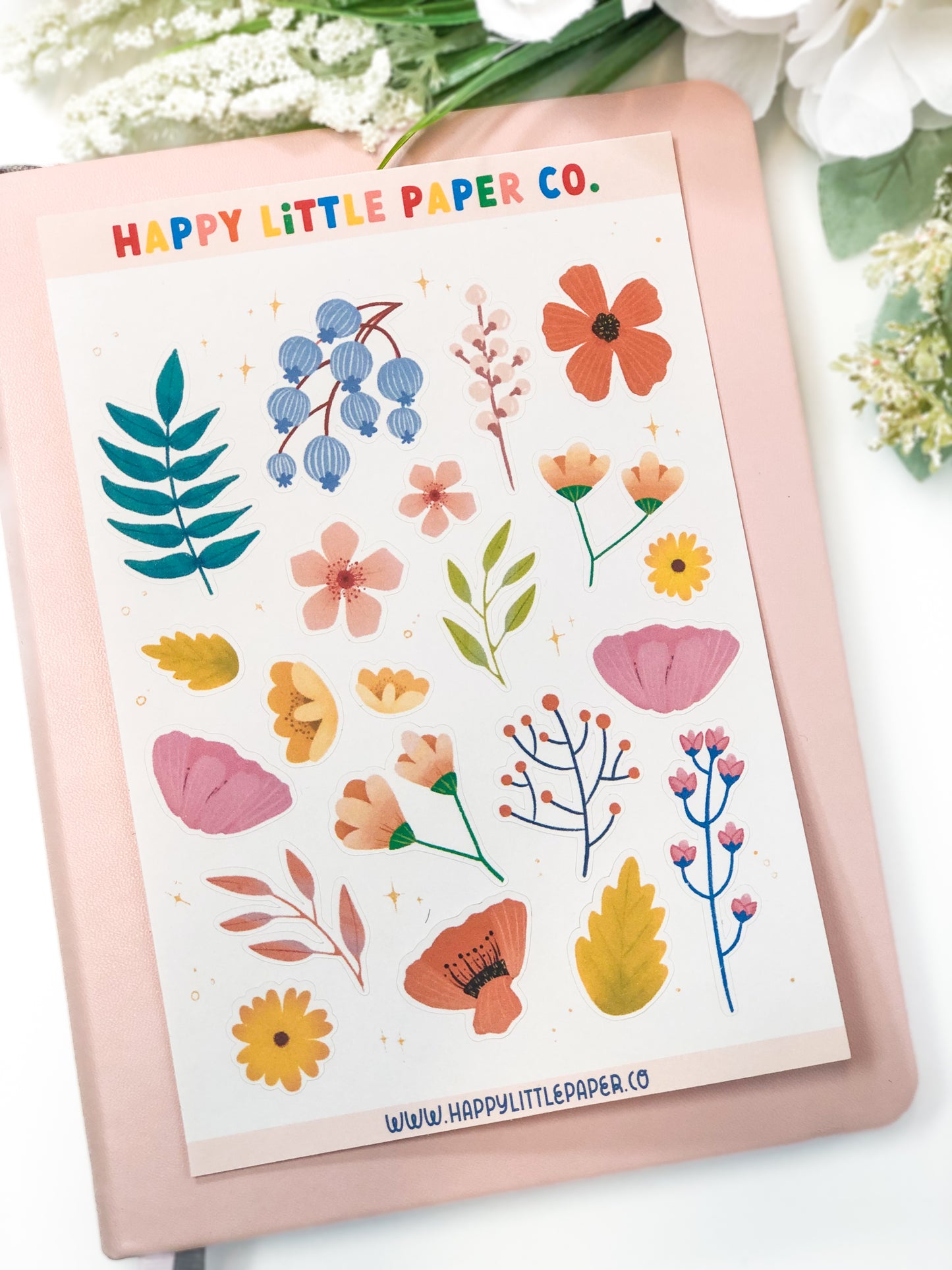 Sticker Sheet-Floral V.2