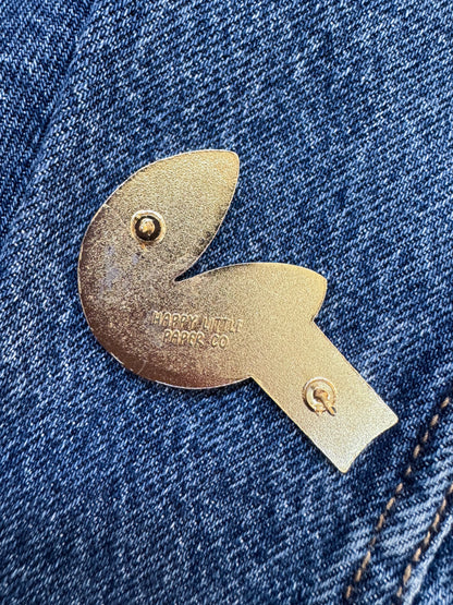 Fortune Cookie Enamel Pin