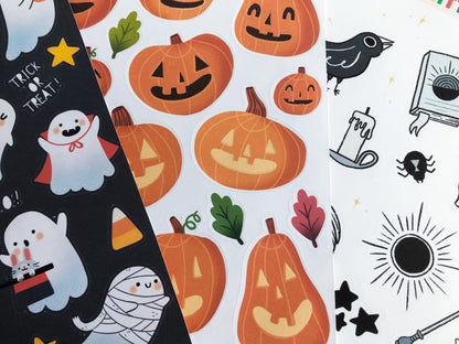 Sticker Sheet-Halloween Pumpkins