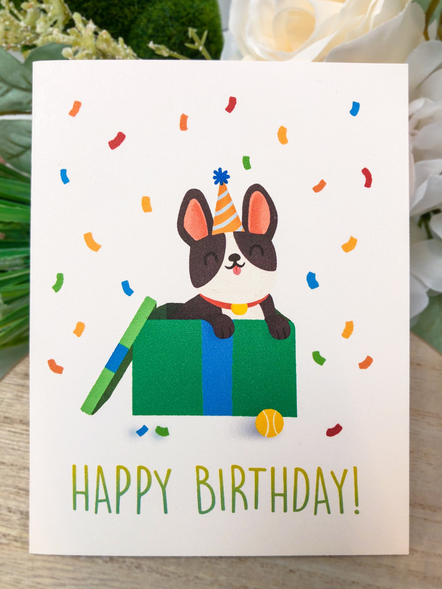 Happy Birthday Puppy Greeting Card