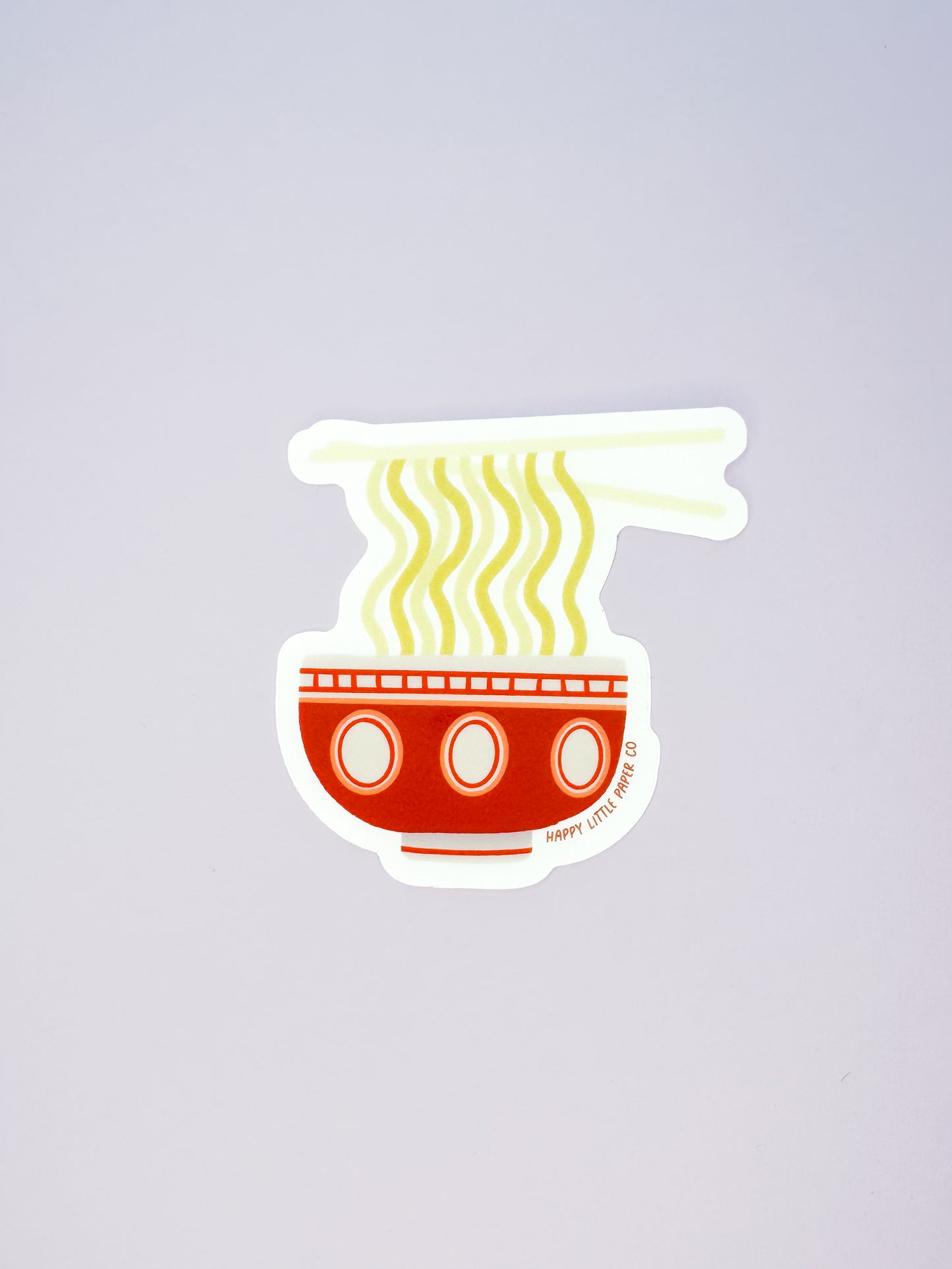 Vinyl Sticker-Noodle  (Food, Asian)