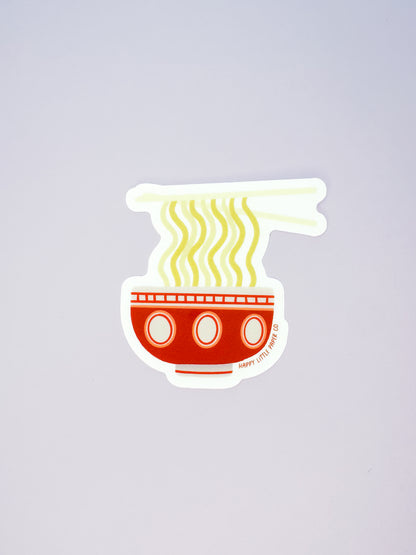 Vinyl Sticker-Noodle  (Food, Asian)