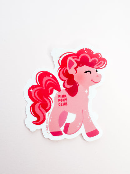 Vinyl Sticker-Pink Pony Club (Chapelle Roan, Trending)