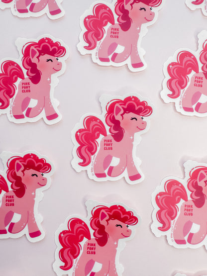Vinyl Sticker-Pink Pony Club (Chapelle Roan, Trending)