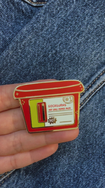 Gochujang Enamel Pin
