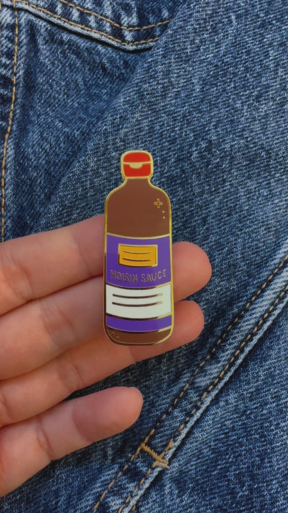 Hoisin Enamel Pin