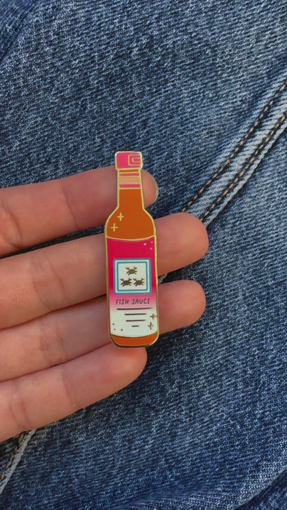 Fish Sauce Enamel Pin