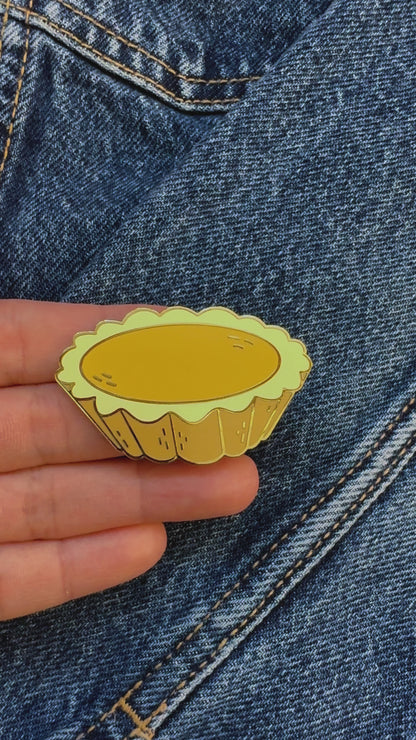 Egg Tart Enamel Pin