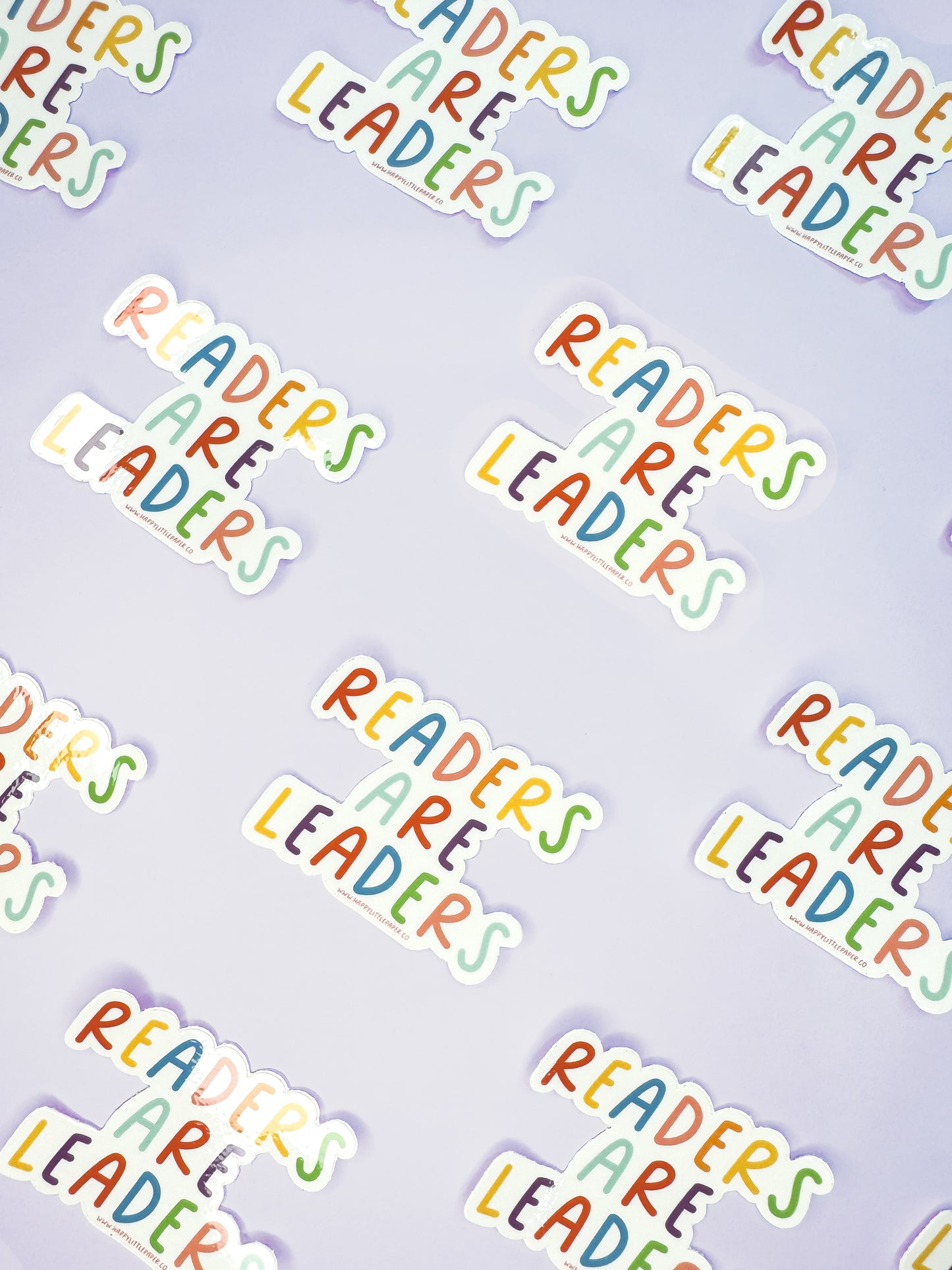 Vinyl Sticker-Readers Are Leaders  (STEM, Teacher, Feminist, Book, Literary)