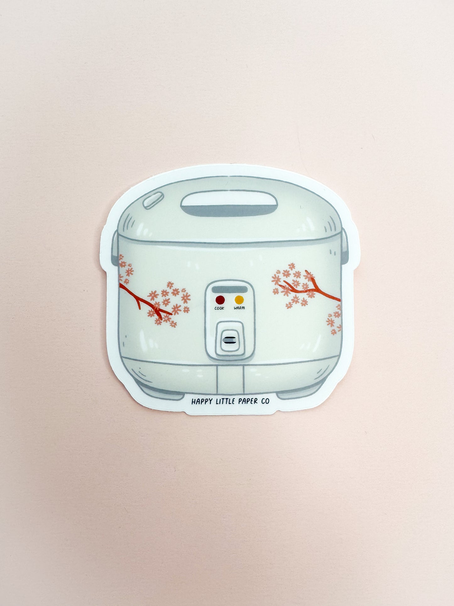 Vinyl Sticker-Rice Cooker  (Food, Asian)