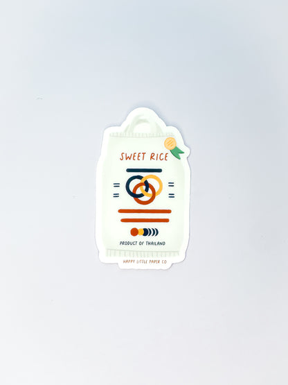 Vinyl Sticker-Sweet (Sticky) Rice (Food, Asian)