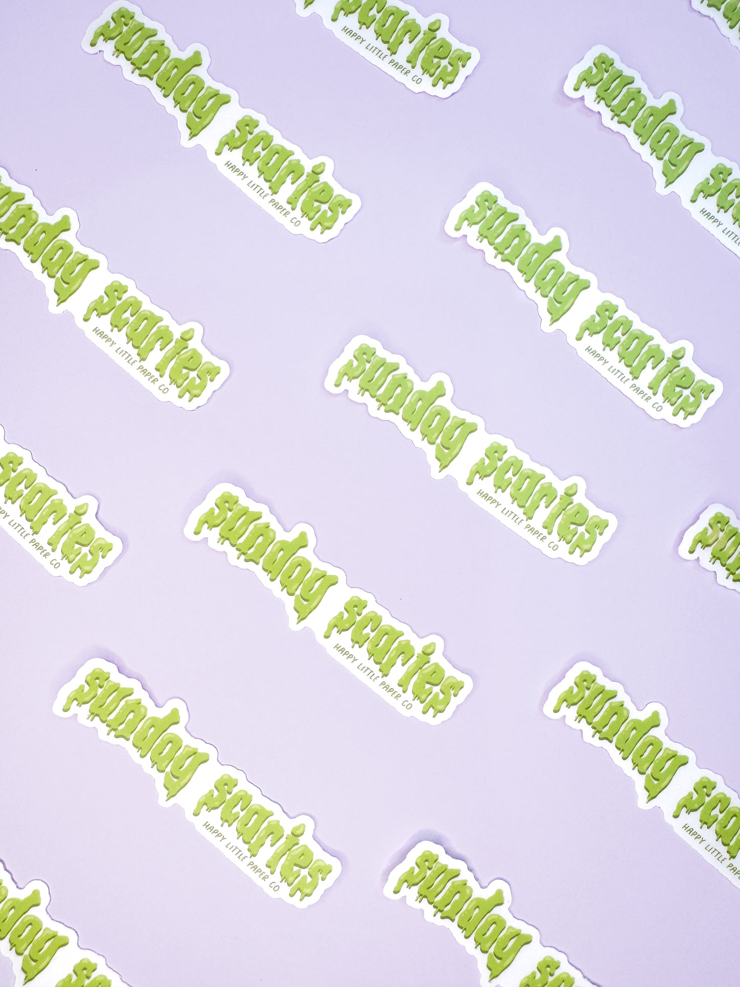 Vinyl Sticker-Sunday Scaries (Funny, Millenial, Humor)