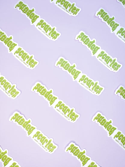 Vinyl Sticker-Sunday Scaries (Funny, Millenial, Humor)